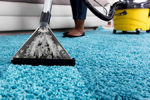 wet carpet after flood cleaning and drying services